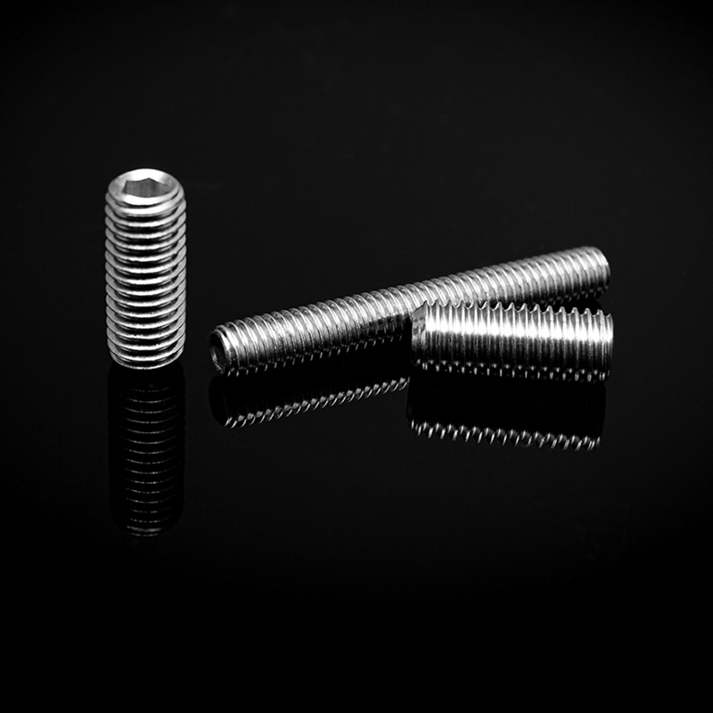 DIN 913 Paslanmaz Çelik Altıgen Soket Ayar Vidaları Düz ​​Uçlu